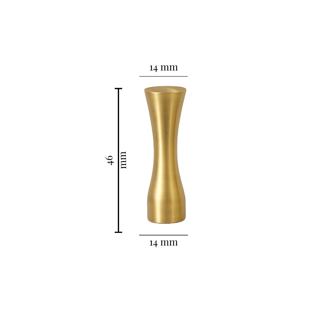 Serie Fauna – Wandhaken aus massivem Messing