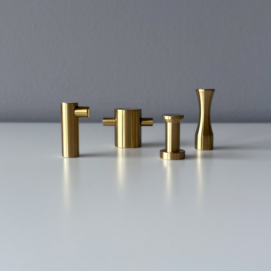 Serie Fauna – Wandhaken aus massivem Messing