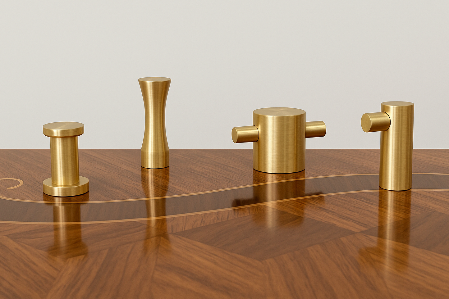 Serie Fauna – Wandhaken aus massivem Messing