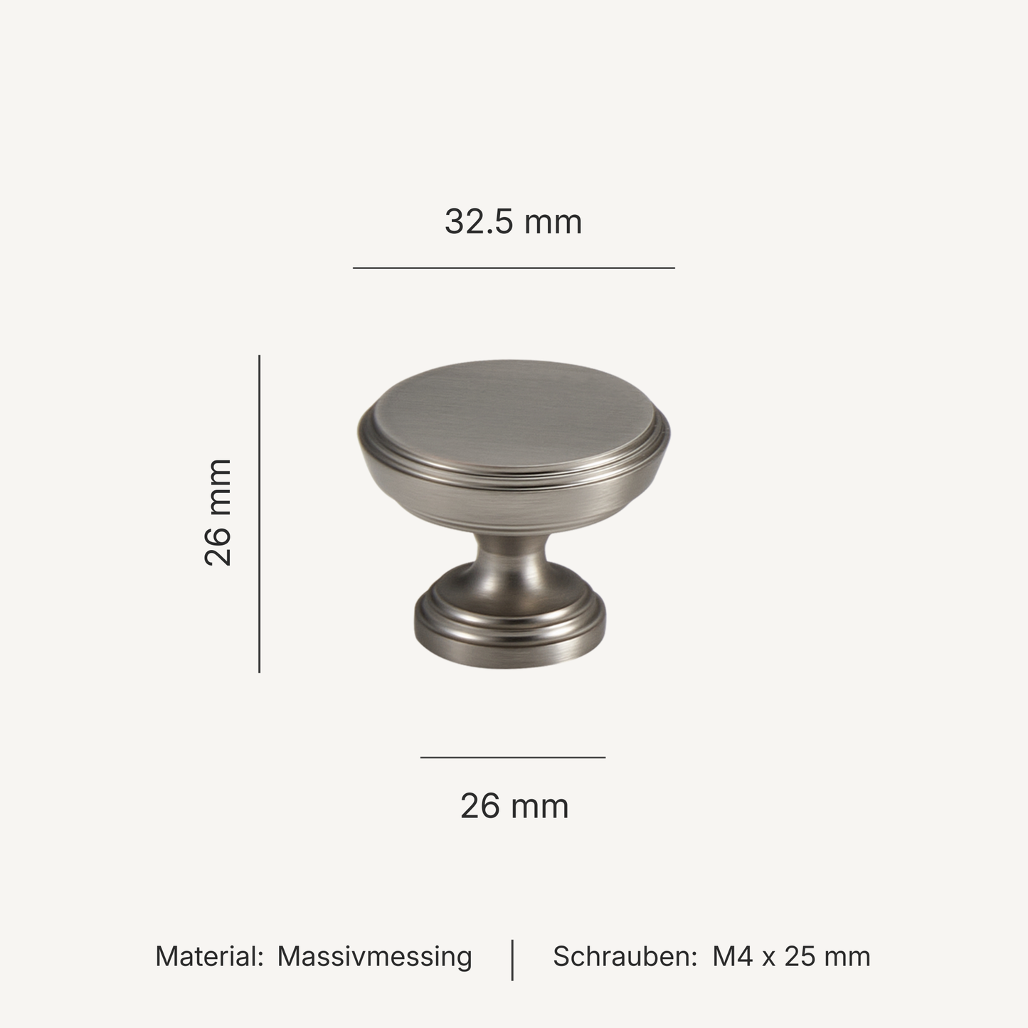 Möbelknauf HALO