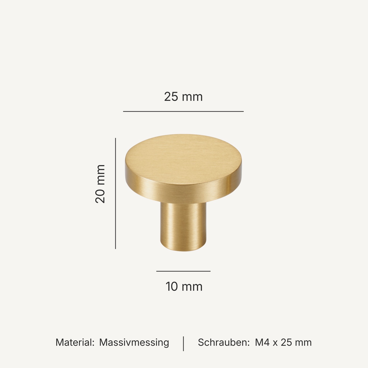 LUNA furniture knob