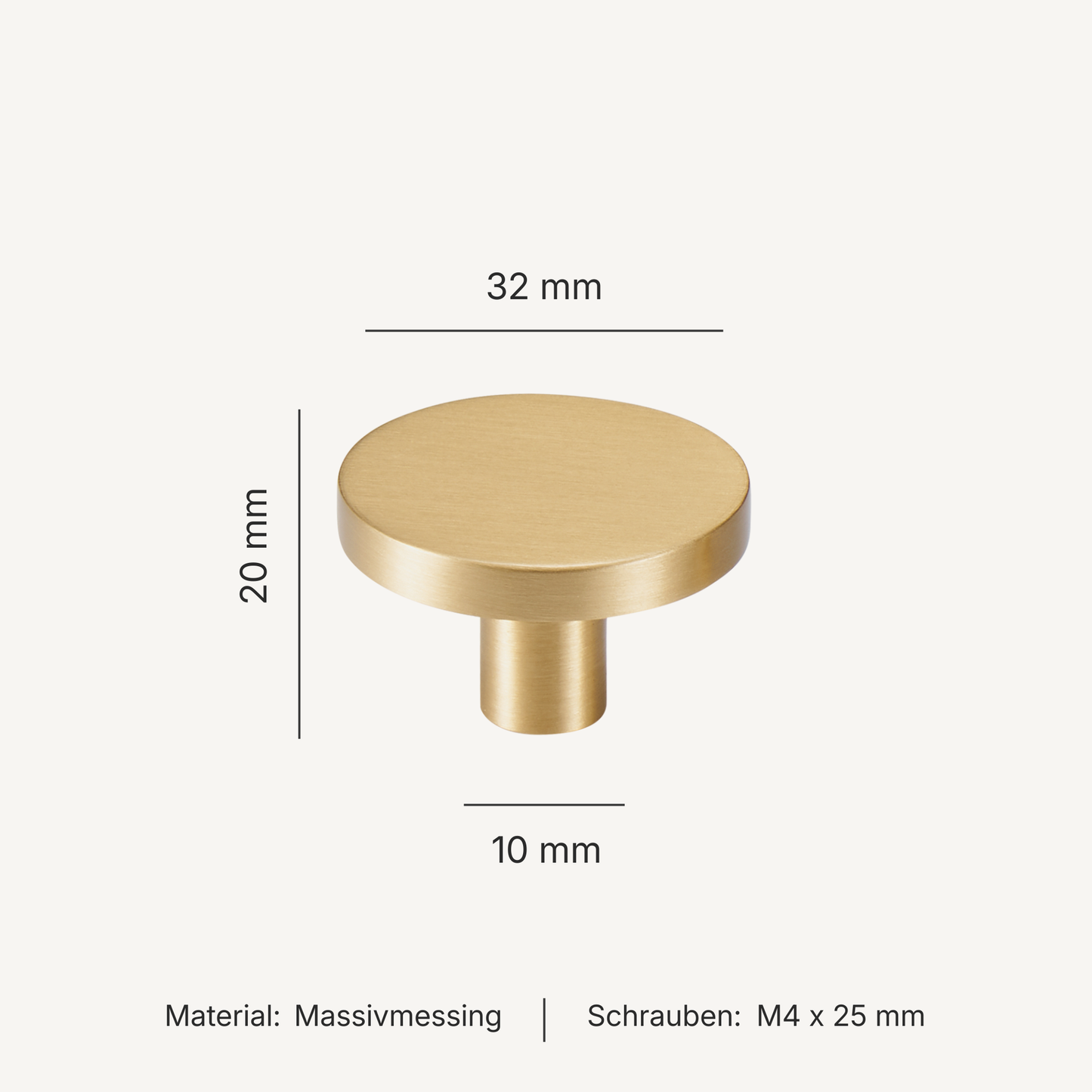 LUNA furniture knob