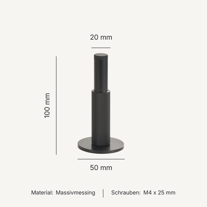 Nox Pillar – Türstopper aus Massivmessing
