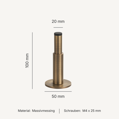Nox Pillar – Türstopper aus Massivmessing