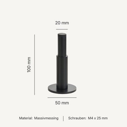 Nox Pillar – Türstopper aus Massivmessing