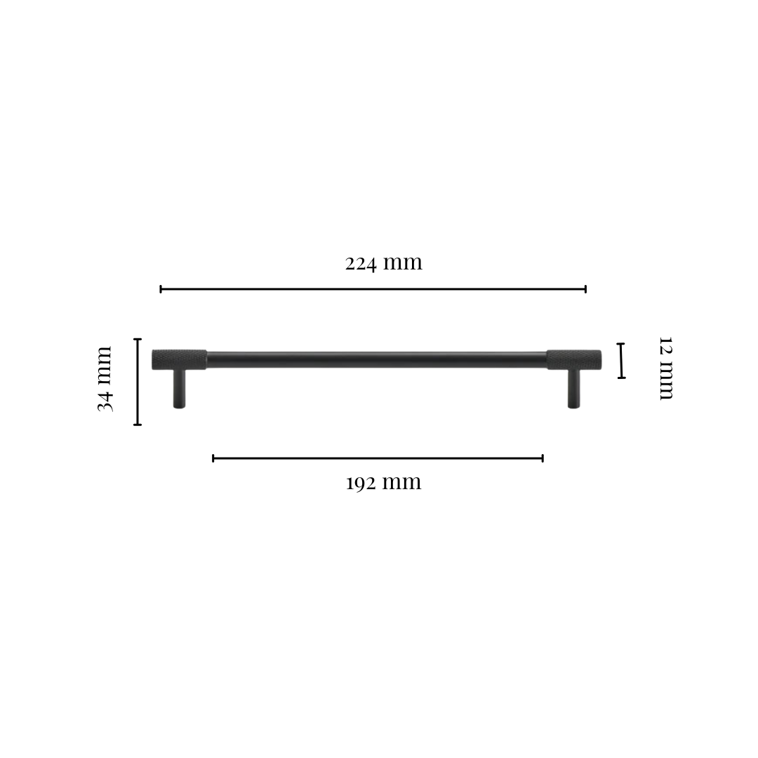 Serie Onyx – Möbelknäufe, T-Griffe & Griffleisten