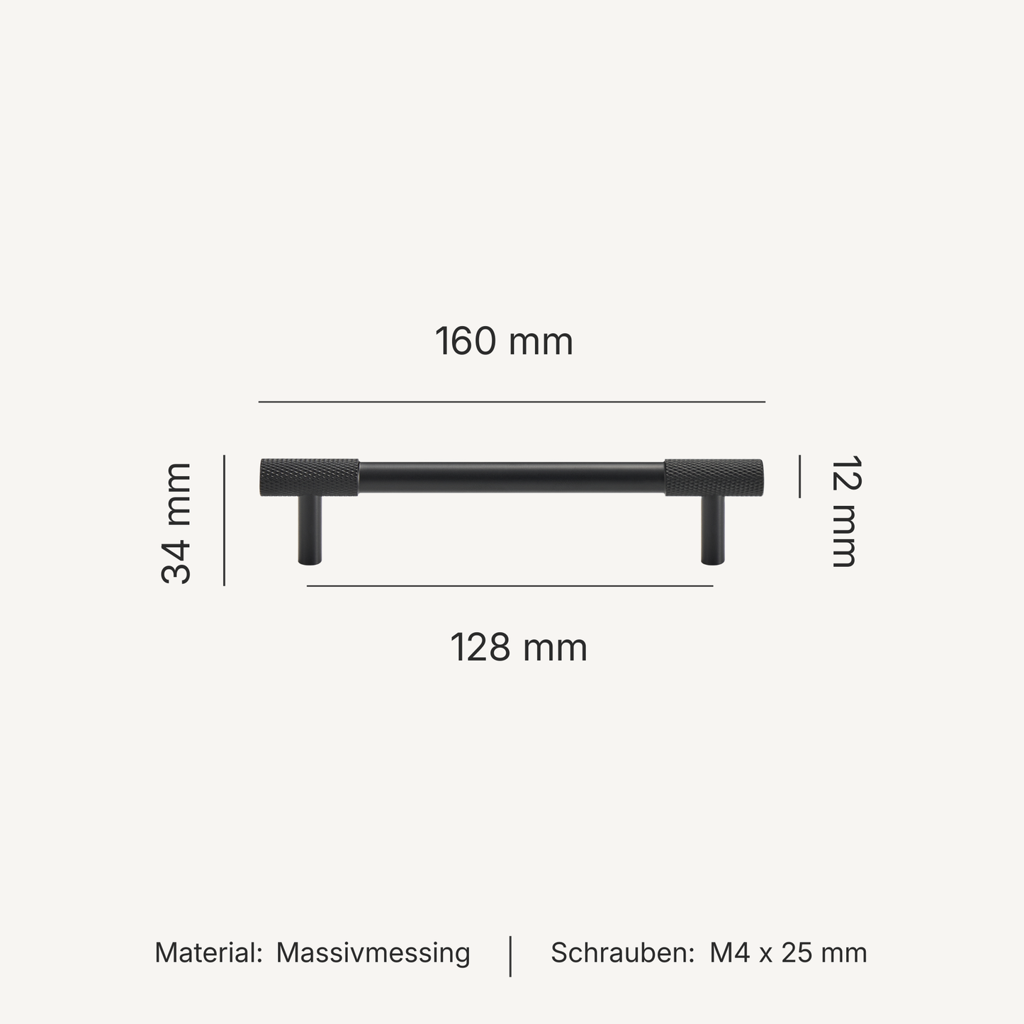 Serie Onyx – Möbelknäufe, T-Griffe & Griffleisten