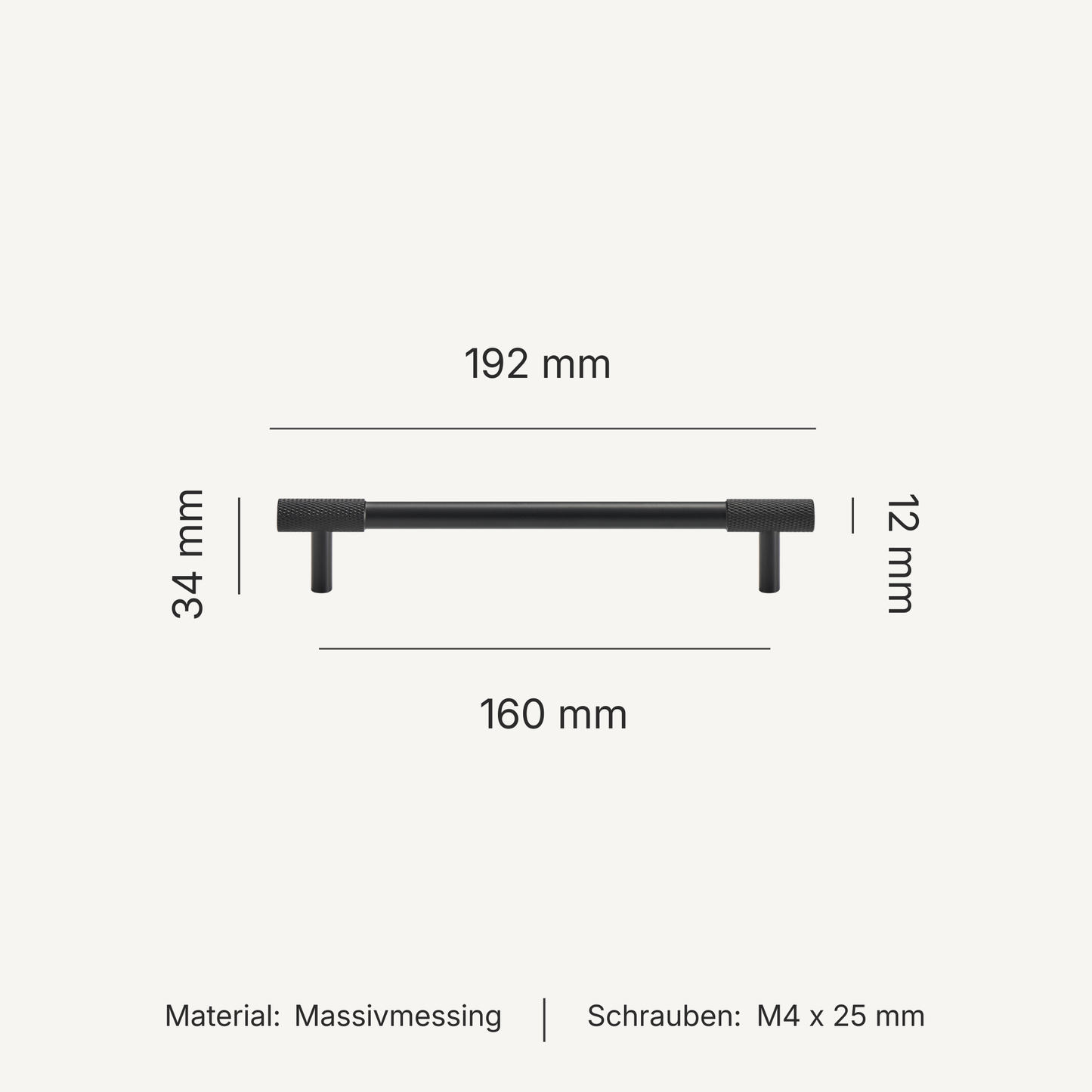 Serie Onyx – Möbelknäufe, T-Griffe & Griffleisten