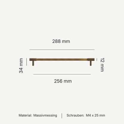 Serie Onyx – Möbelknäufe, T-Griffe & Griffleisten