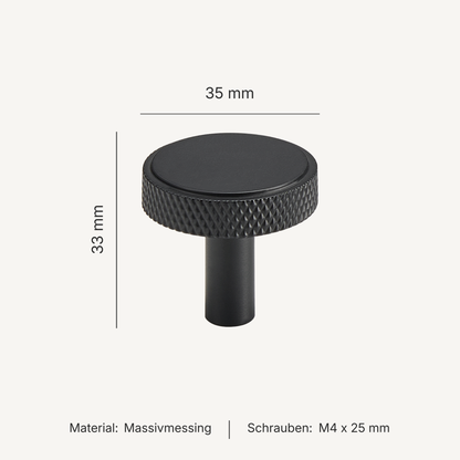 Serie Onyx – Möbelknäufe, T-Griffe & Griffleisten